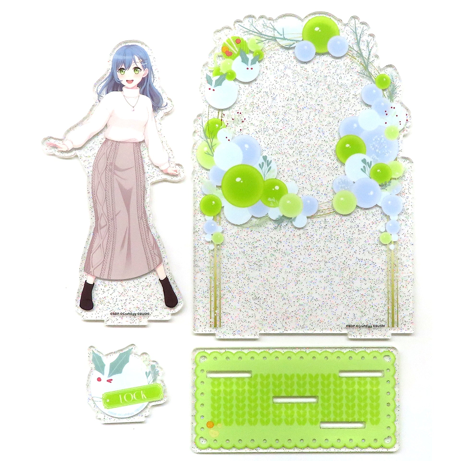 LOCK BIG Diorama Acrylic Figure 2023 Winter Ver. Vol. 1 BanG Dream! Girls Band Party! GiGO Fes 2023 Winter [USED]