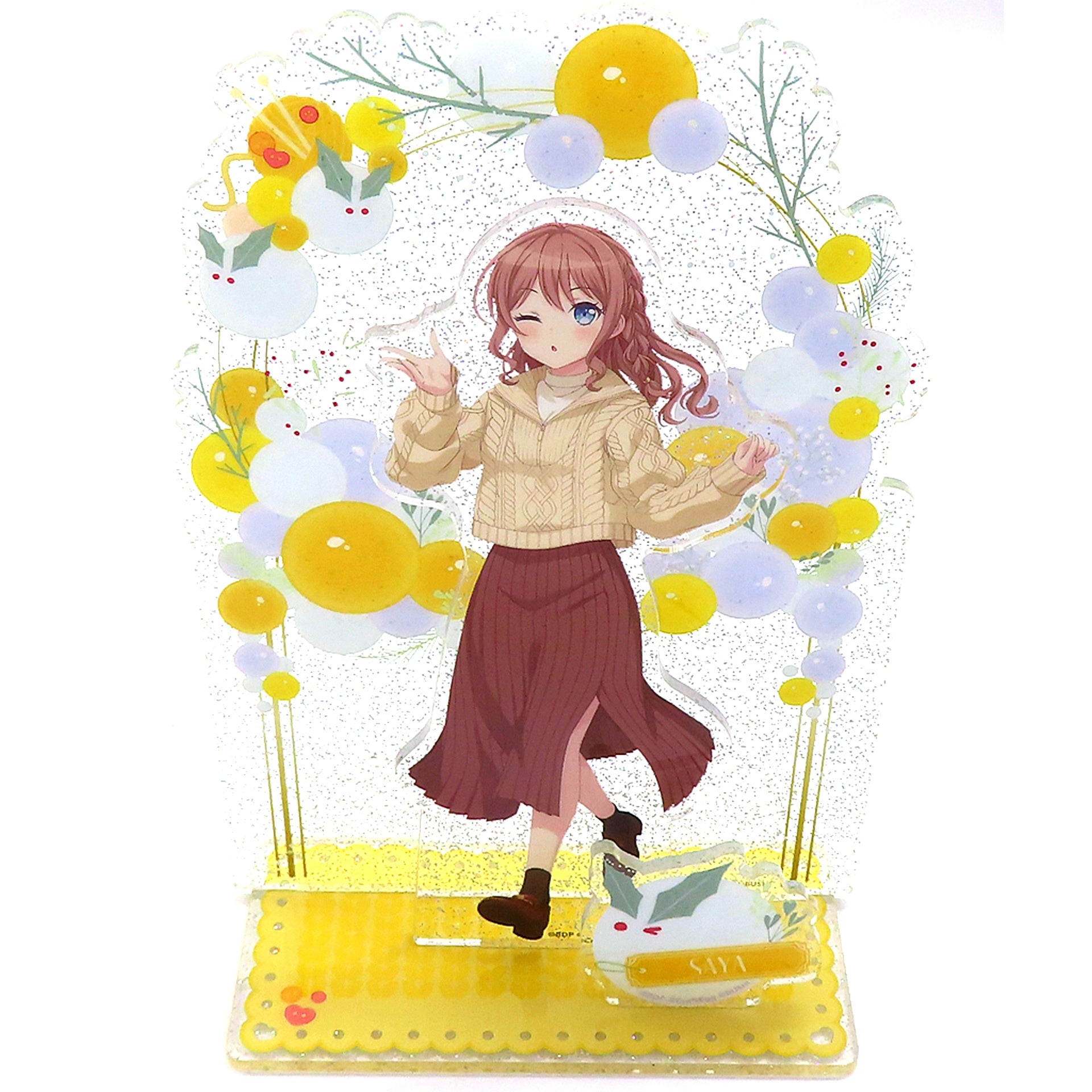 Saaya Yamabuki BanG Dream! Girls Band Party! GiGO Festa 2023 Winter 2023 Winter Ver. Vol.2 BIG Diorama Acrylic Figure [USED]