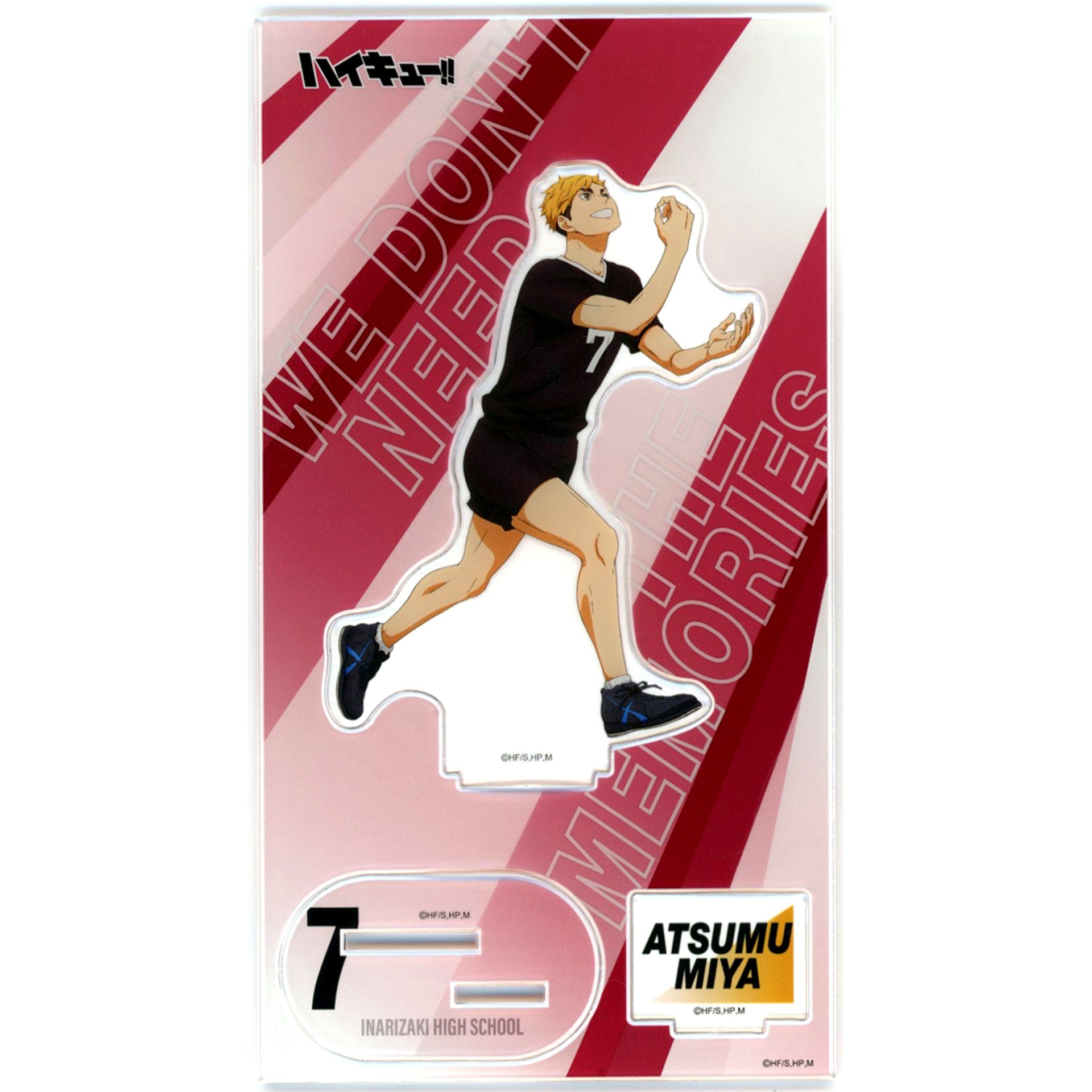 Atsumu Miya - Run-up Acrylic Stand Haikyu!! Plaza [USED]