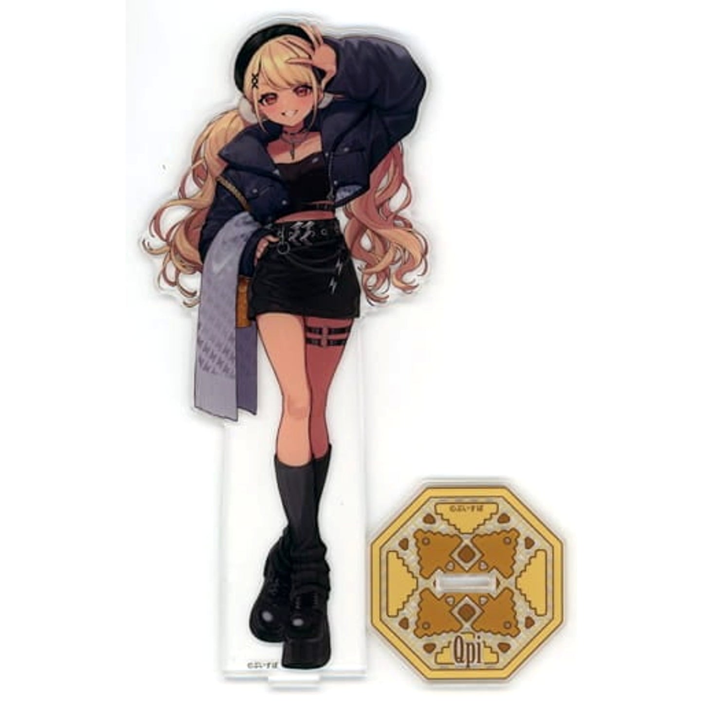 VTuber Vspo! Kaminari Qpi Acrylic Stand New Year's Countdown 2023 VSPO! Winter Akihabara Outing Plan from Atre Akihabara Exclusive Acrylic Stands [USED]