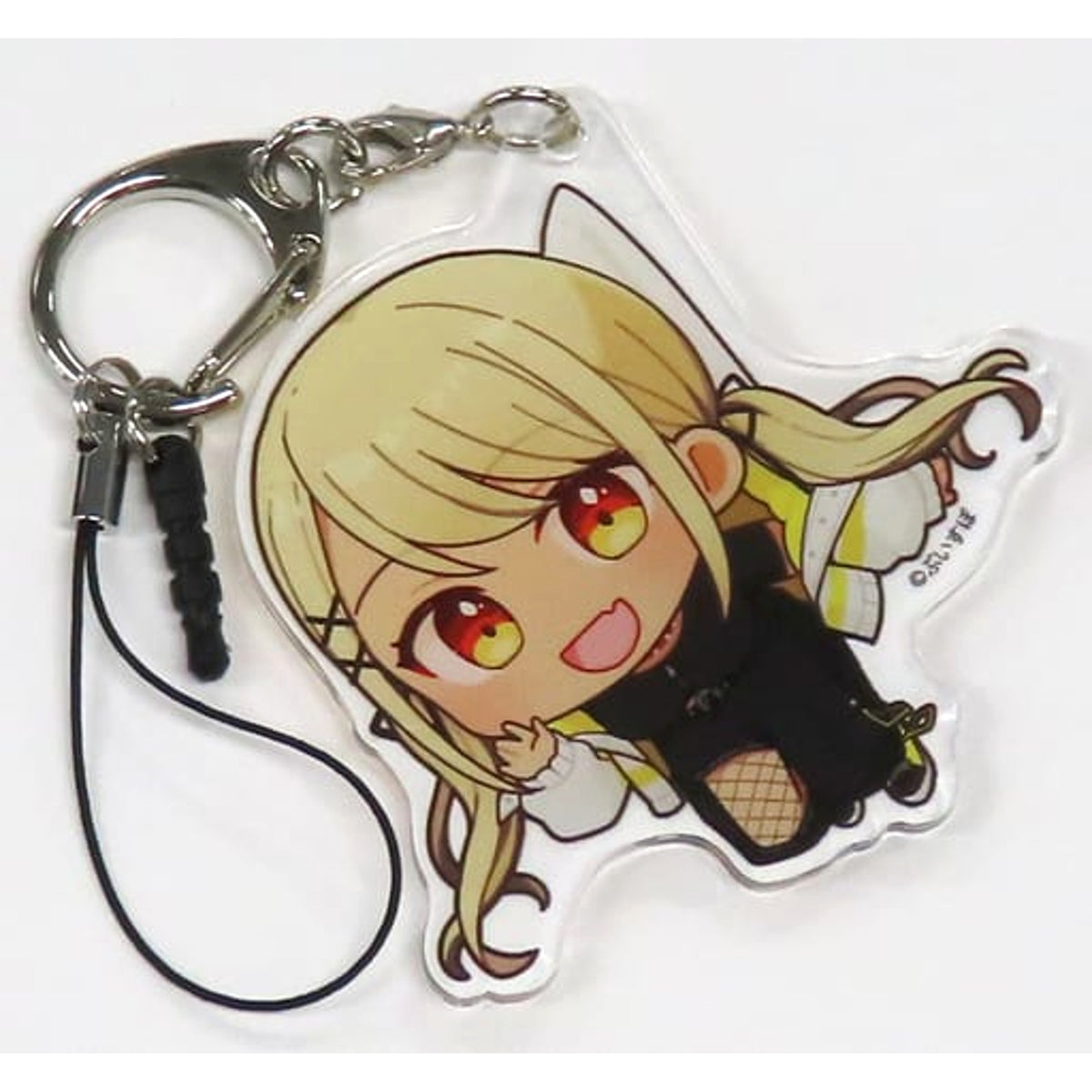 VTuber Vspo! Kaminari Qpi Acrylic Tsumamare Keychain New Year's Countdown 2023 VSPO! Winter Akihabara Outing Plan from Atre Akihabara Exclusive Keychains [USED]