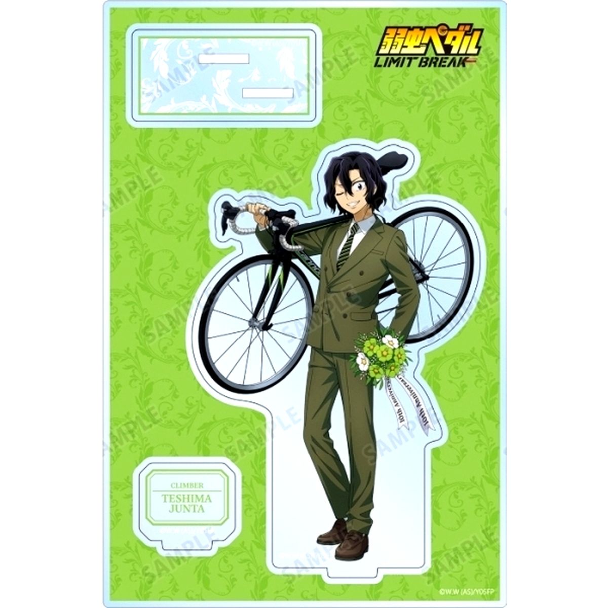 Junta Teshima Illustration 10th Anniversary Ver. Parts Big Acrylic Stand Yowamushi Pedal: Limit Break 10th Anniversary POP UP SHOP in AMNIBUS STORE [USED]