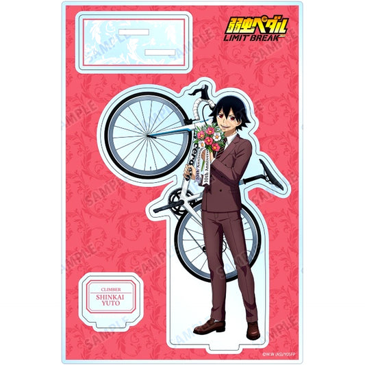 Yuto Shinkai Illustration 10th Anniversary Ver. BIG Acrylic Stand with Parts Yowamushi Pedal Limit Break 10th Anniversary Pop Up Shop in Amnibus Store [USED]