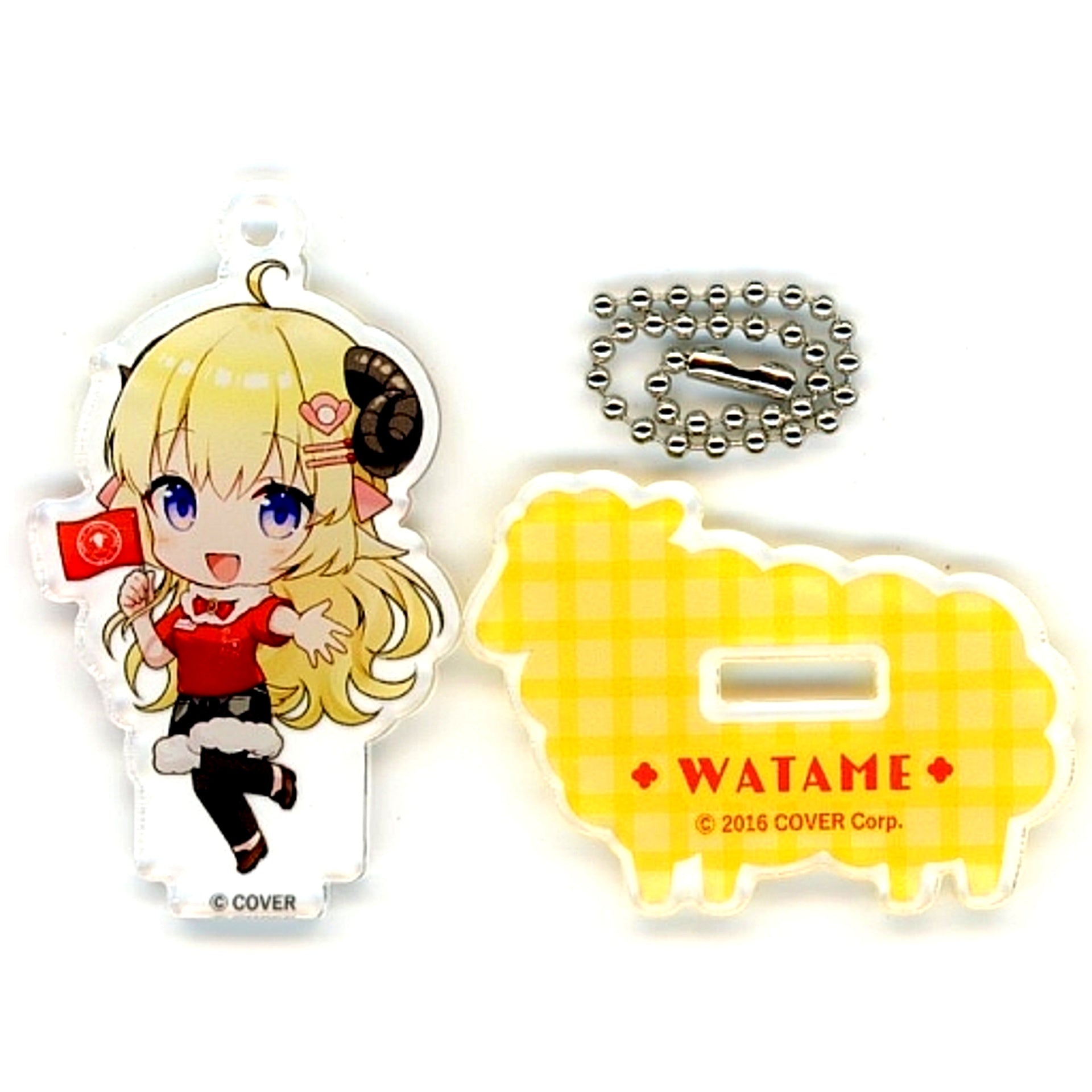 Tsunomaki Watame Merino Uniform Lamb Shabu Ver. Virtual YouTuber hololive Tsunomaki Watame x Merino Watamerino Part 2 Mini Character Ver. Acrylic Stand [USED]