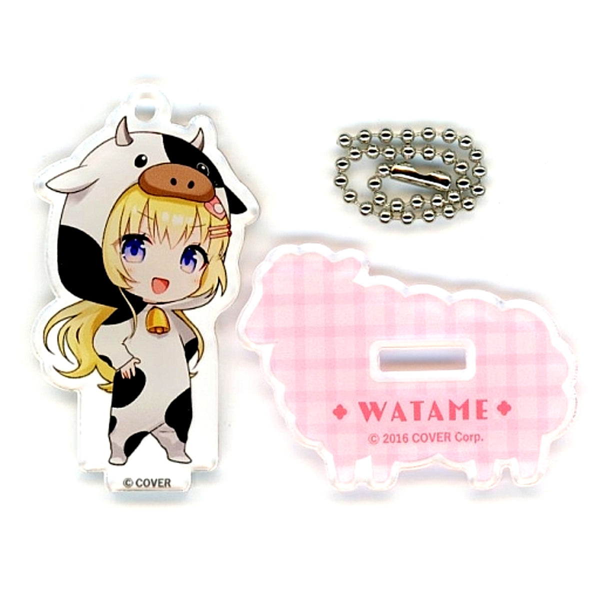 Tsunomaki Watame Merino Cow Ver. VTuber Hololive Tsunomaki Watame x Merino Watamerino 2nd Acrylic Stand Mini Character Ver. [USED]