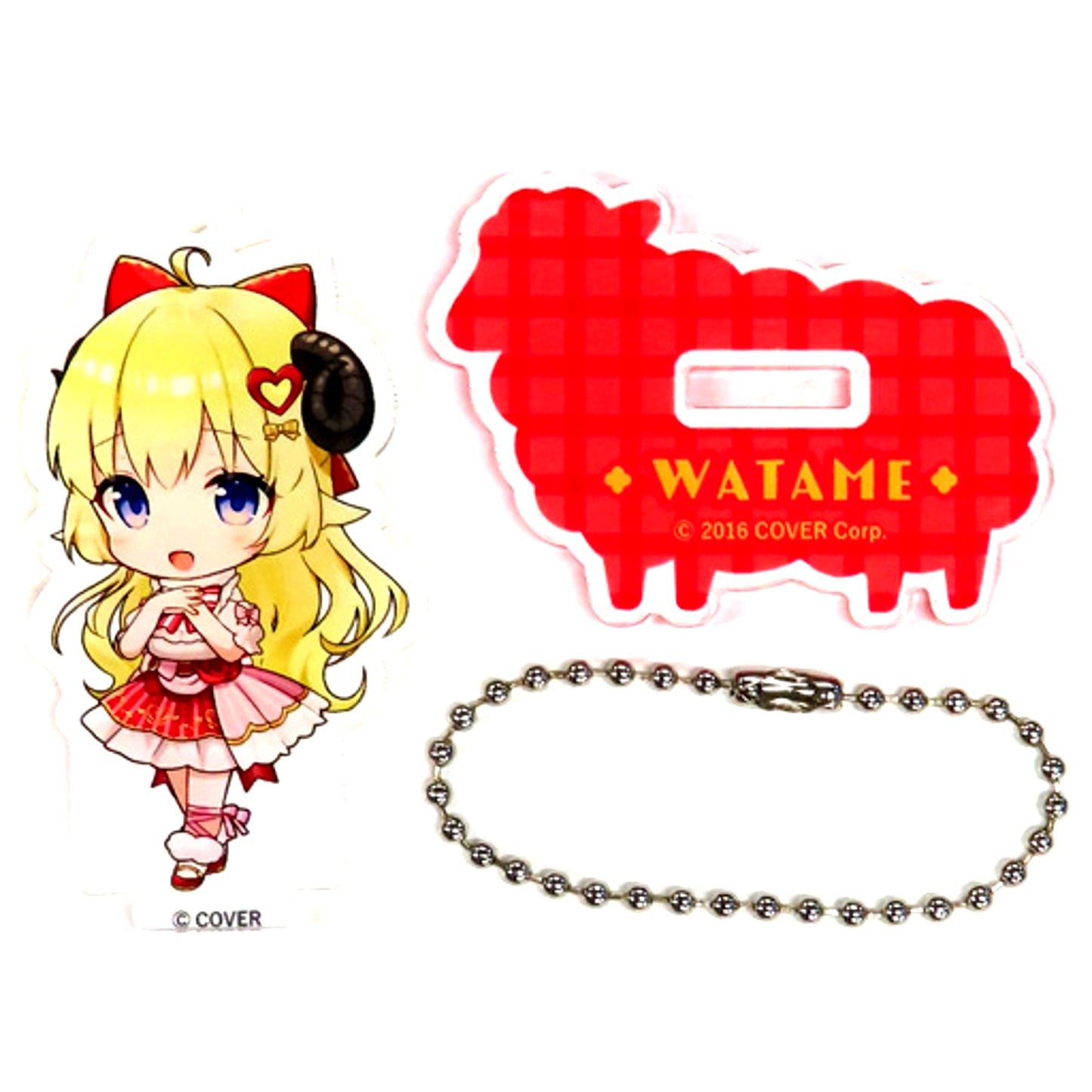 Tsunomaki Watame Merino Valentine Ver. Virtual YouTuber hololive Tsunomaki Watame x Merino Watamerino Part 2 Mini Character Ver. Acrylic Stand [USED]