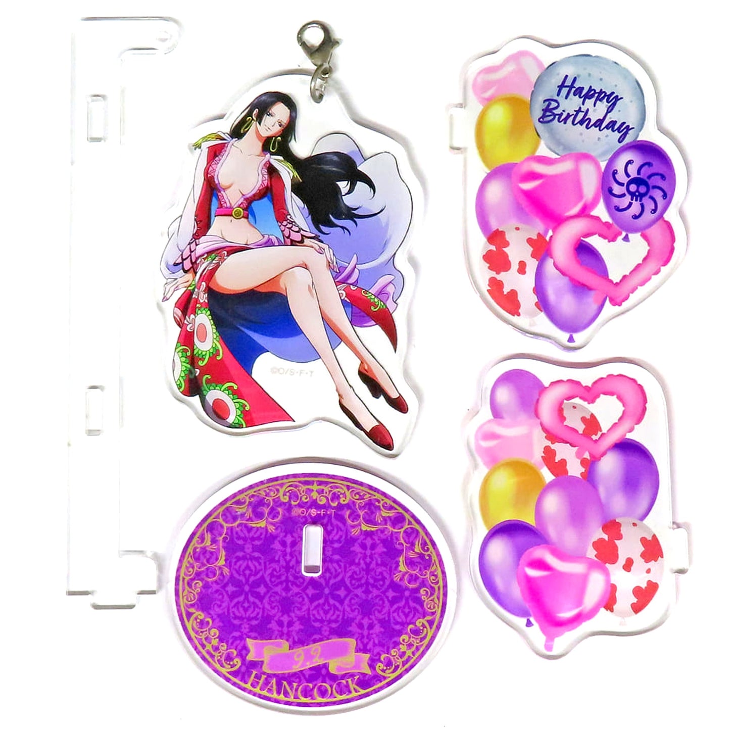Boa Hancock One Piece 2023 Birthday Wobbly Acrylic Stand Mugiwara Store Limited [USED]