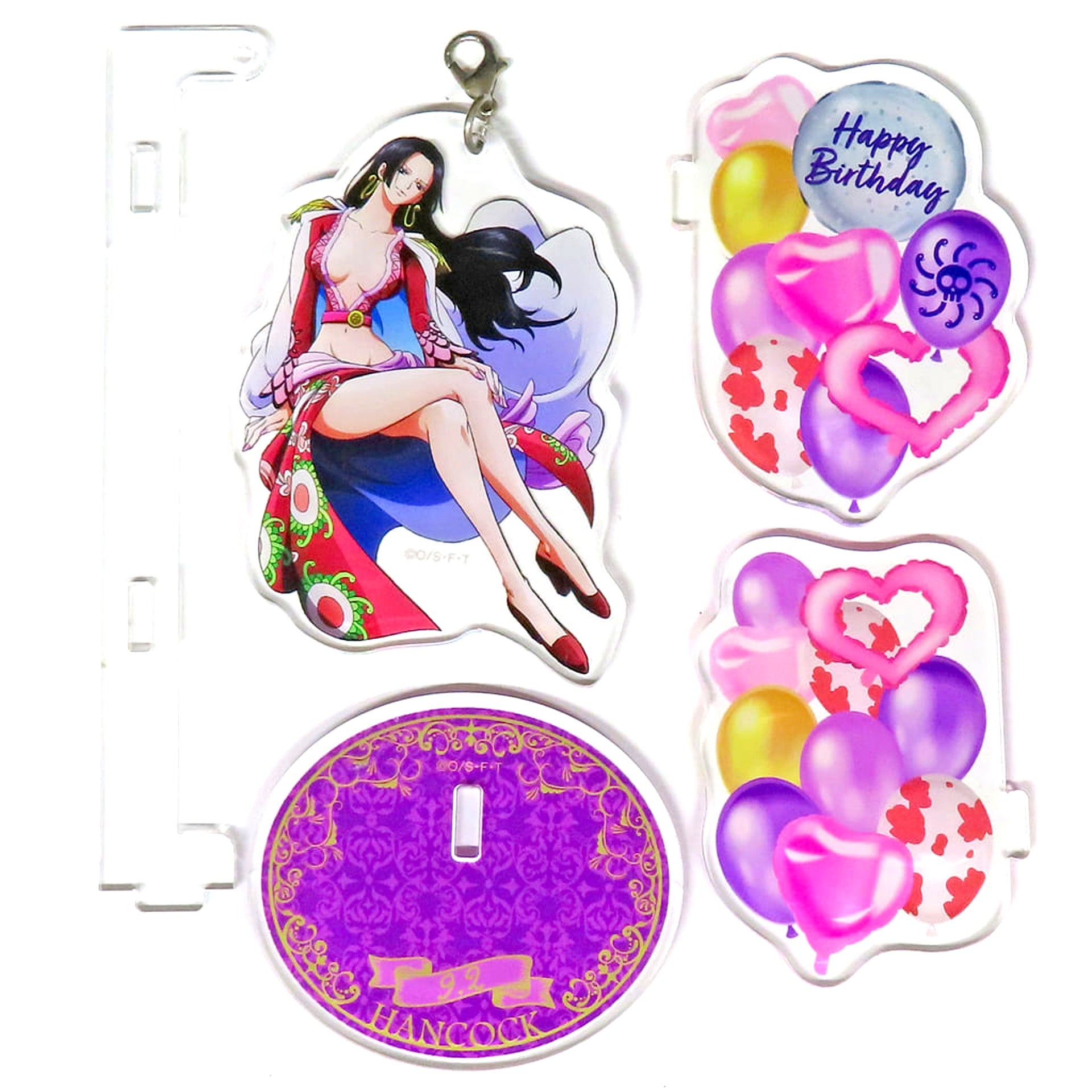 Boa Hancock One Piece 2023 Birthday Wobbly Acrylic Stand Mugiwara Store Limited [USED]