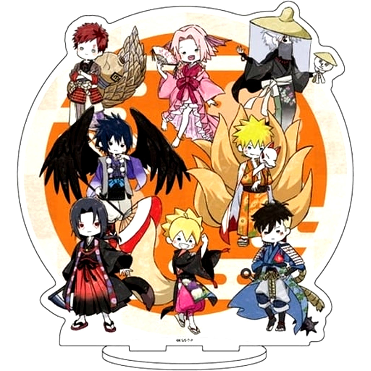 All Characters Design 01 Hyakki Yagyo Ver. GraffArt Illustration Big Character Acrylic Figure Naruto & Boruto [USED]