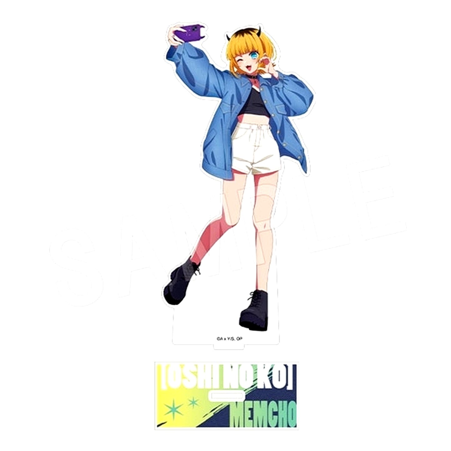 MEM-cho Denim Style Ver. Oshi no Ko Acrylic Figure Stand Jump Festa 2024 Goods [USED]