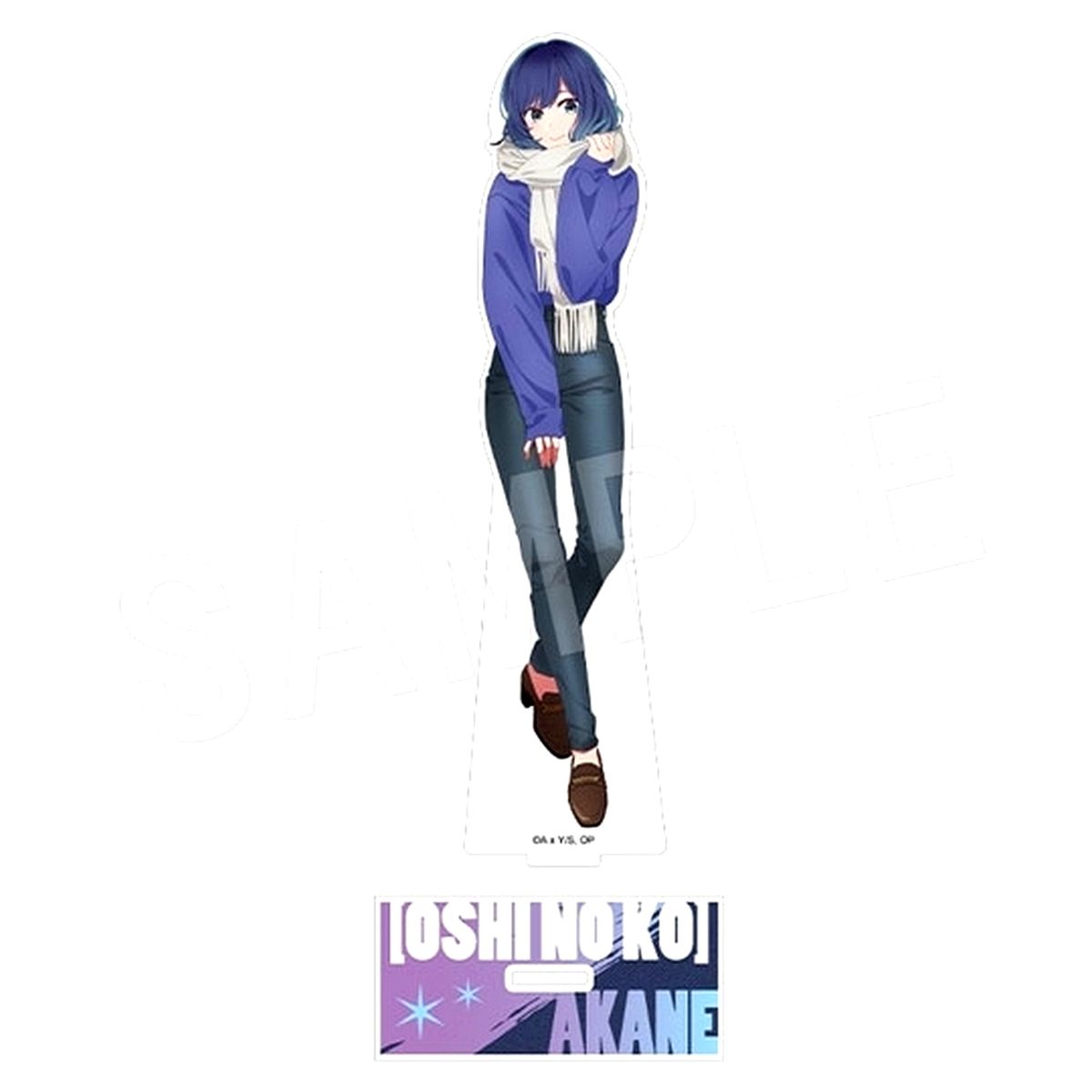 Akane Kurokawa Acrylic Figure Stand Denim Style Ver. Oshi No Ko Jump Festa 2024 [USED]