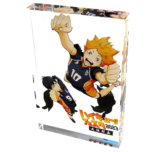 Shoyo Hinata & Tobio Kageyama Acrylic Block Haikyu!! Festa 2023 - Grand Send-off [USED]