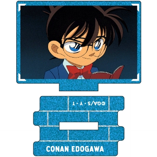 Conan Edogawa A Detective Conan Scene Shot Trading Metallic Mini Acrylic Stand Conan Edogawa collection Vol.2 [USED]
