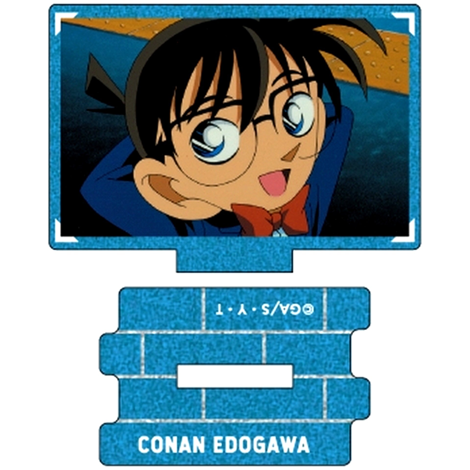 Conan Edogawa B Detective Conan Scene Shot Trading Metallic Mini Acrylic Stand Conan Edogawa collection Vol.2 [USED]