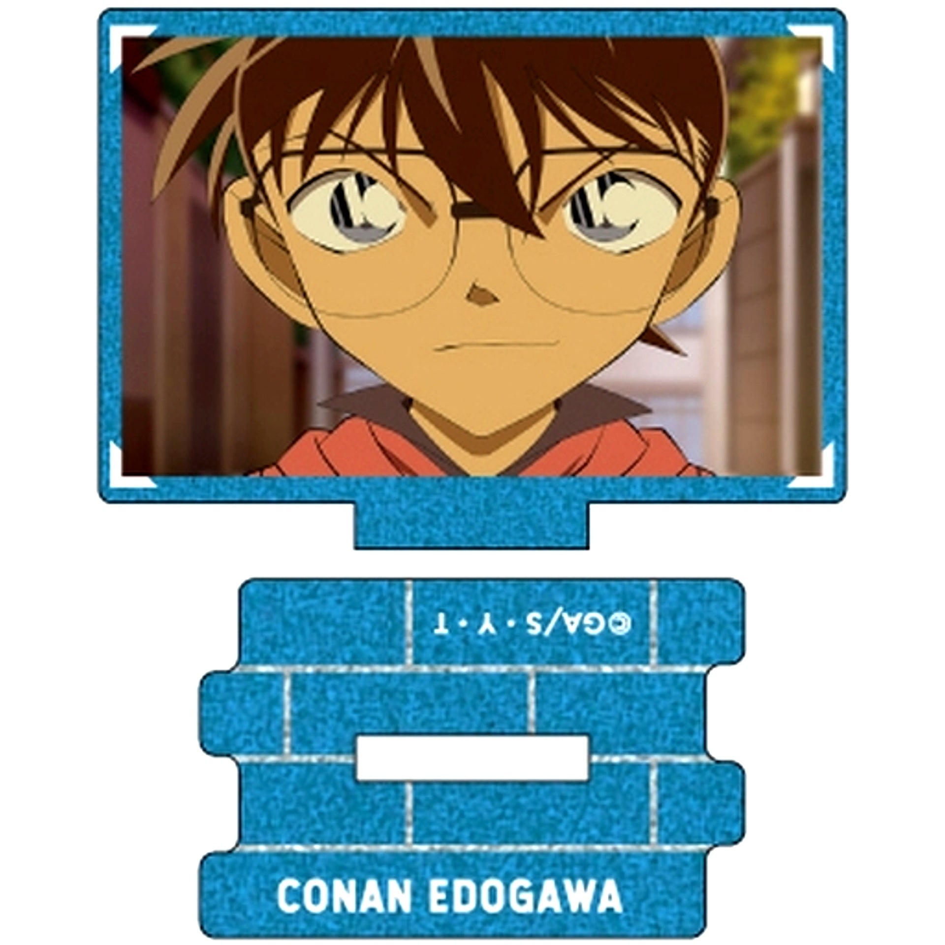 Conan Edogawa E Detective Conan Scene Shot Trading Metallic Mini Acrylic Stand Conan Edogawa collection Vol.2 [USED]