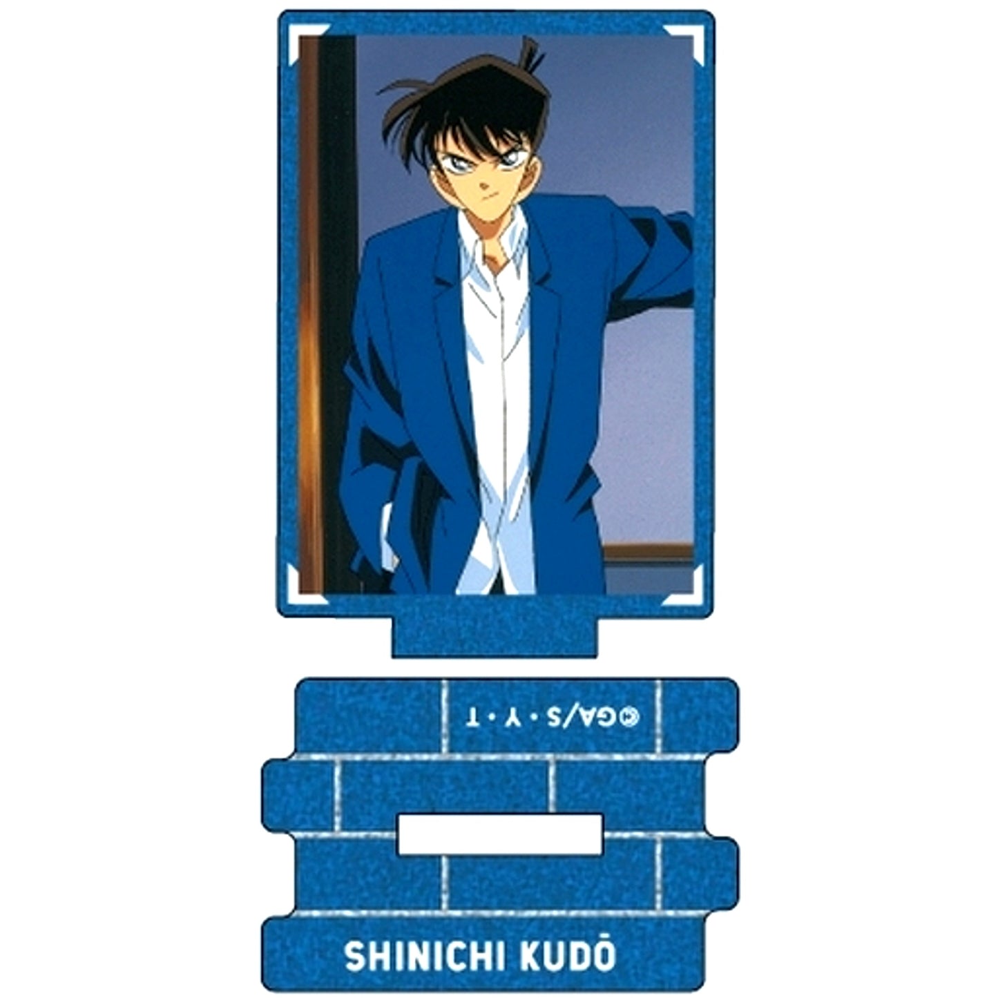 Shinichi Kudo A Detective Conan Scene Shot Trading Metallic Mini Acrylic Stand Shinichi Kudo collection Vol.2 [USED]
