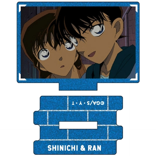 Shinichi Kudo & Ran Mouri A Detective Conan Scene Shot Trading Metallic Mini Acrylic Stand Shinichi Kudo Collection Vol. 2 [USED]
