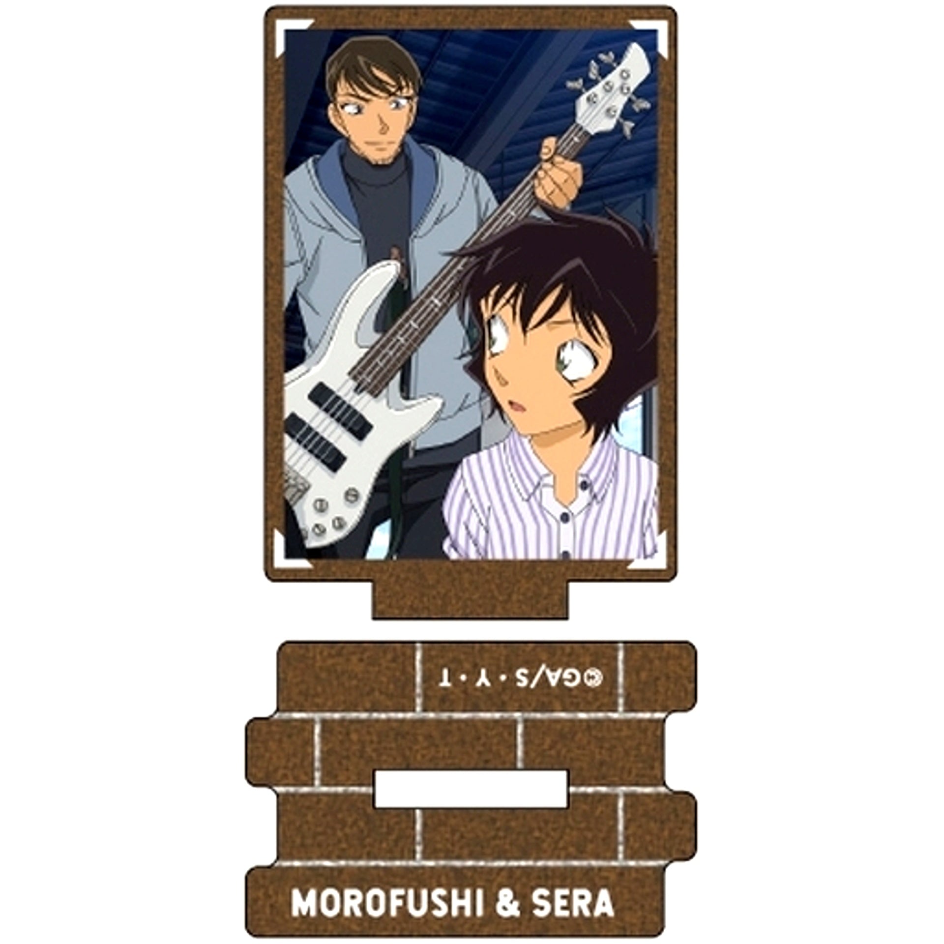 Hiromitsu Morofushi & Masumi Sera A Detective Conan Scene Shot Trading Metallic Mini Acrylic Stand Police Academy Group Collection Vol.2 [USED]