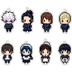 Set of 8 Jujutsu Kaisen Season 2 Hidden Inventory Puchibitto Strap Collection [USED]