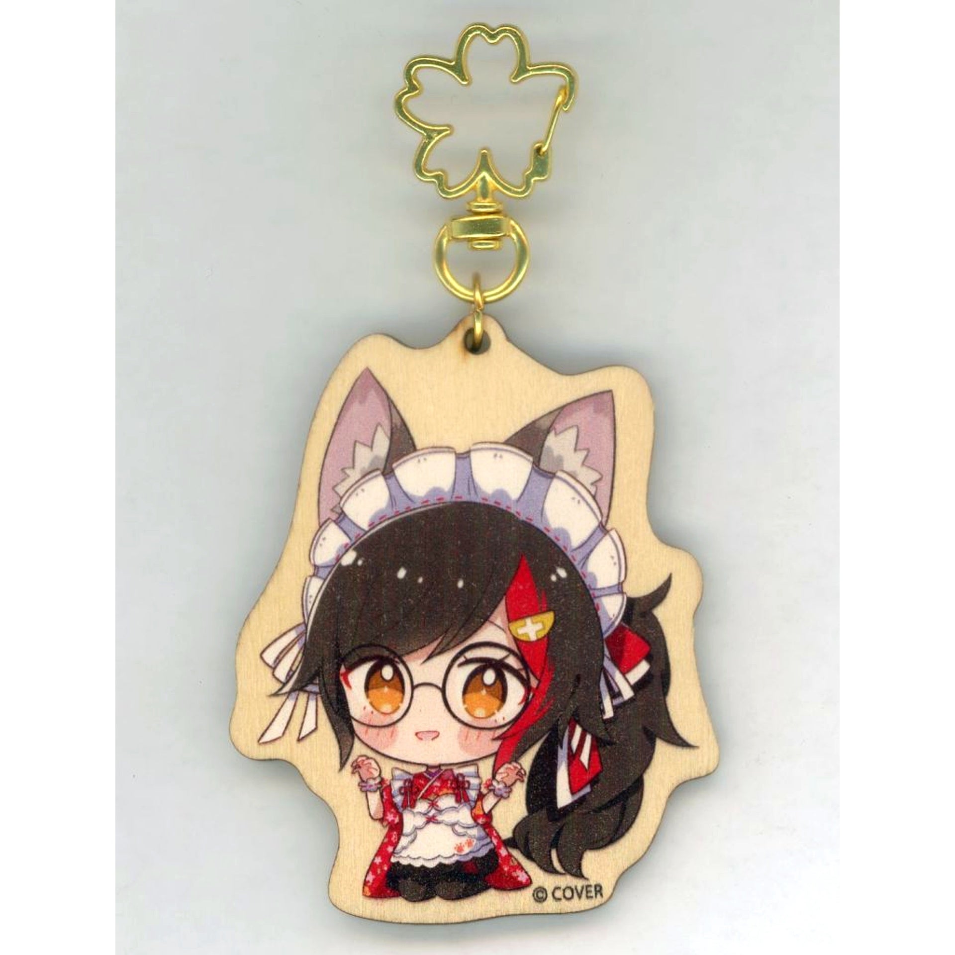 Ookami Mio Hololive Irohanihohetto Oshogatsu Wooden Keychain C103 [USED]