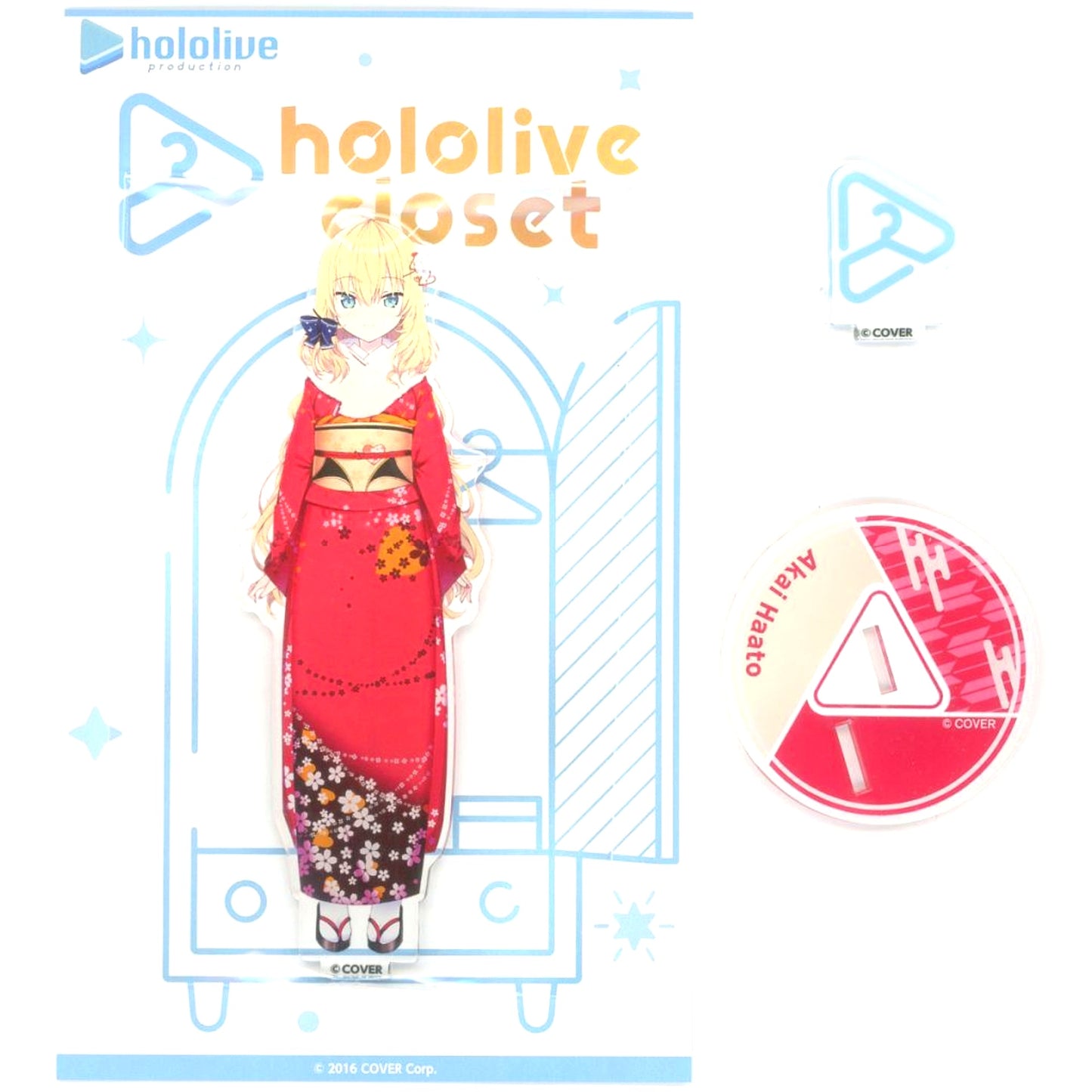 Akai Haato New Year Outfit VTuber Hololive closet C103 Goods Acrylic Stand [USED]