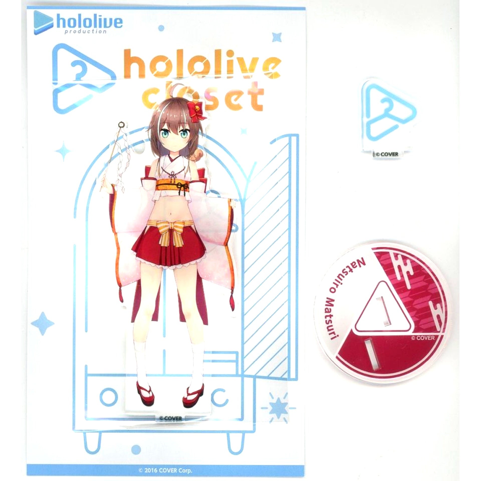 Natsuiro Matsuri New Year Outfit VTuber Hololive hololive closet C103 Goods Acrylic Stand [USED]