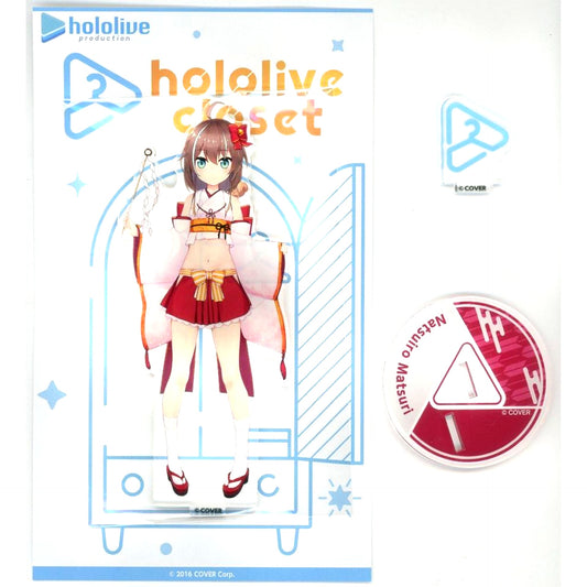 Natsuiro Matsuri New Year Outfit VTuber Hololive hololive closet C103 Goods Acrylic Stand [USED]
