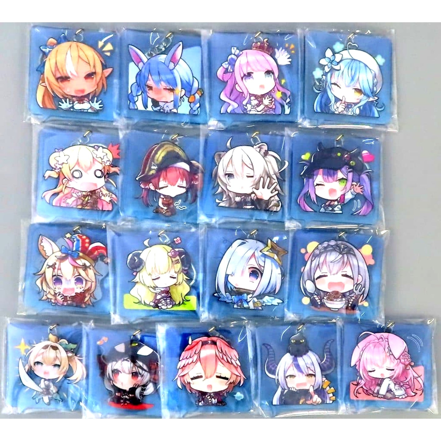 Virtual YouTuber hololive HOLOEARTH Random Acrylic Keychain Vol.2 Complete Set of 17 Types C103 Goods [USED]
