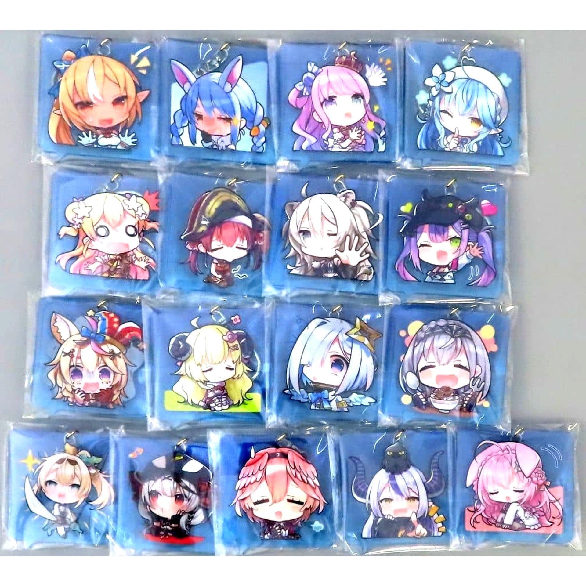 Virtual YouTuber hololive HOLOEARTH Random Acrylic Keychain Vol.2 Complete Set of 17 Types C103 Goods [USED]