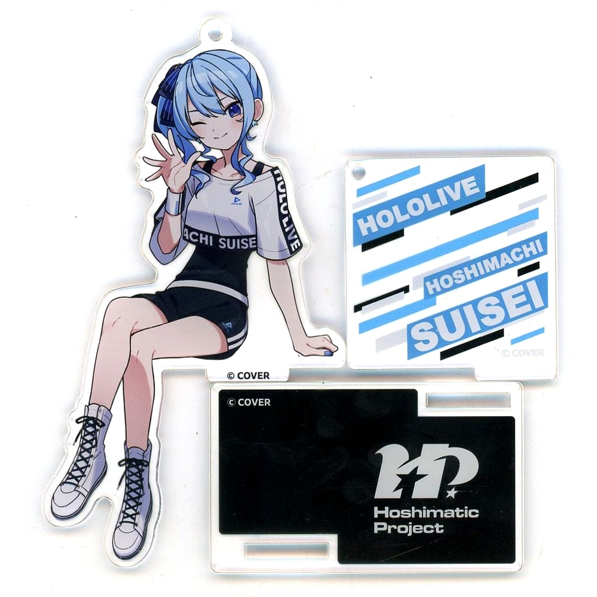 Hoshimachi Suisei hololive Hoshimatic Project Cheering Next to You! Acrylic Stand Keychain C103 [USED]