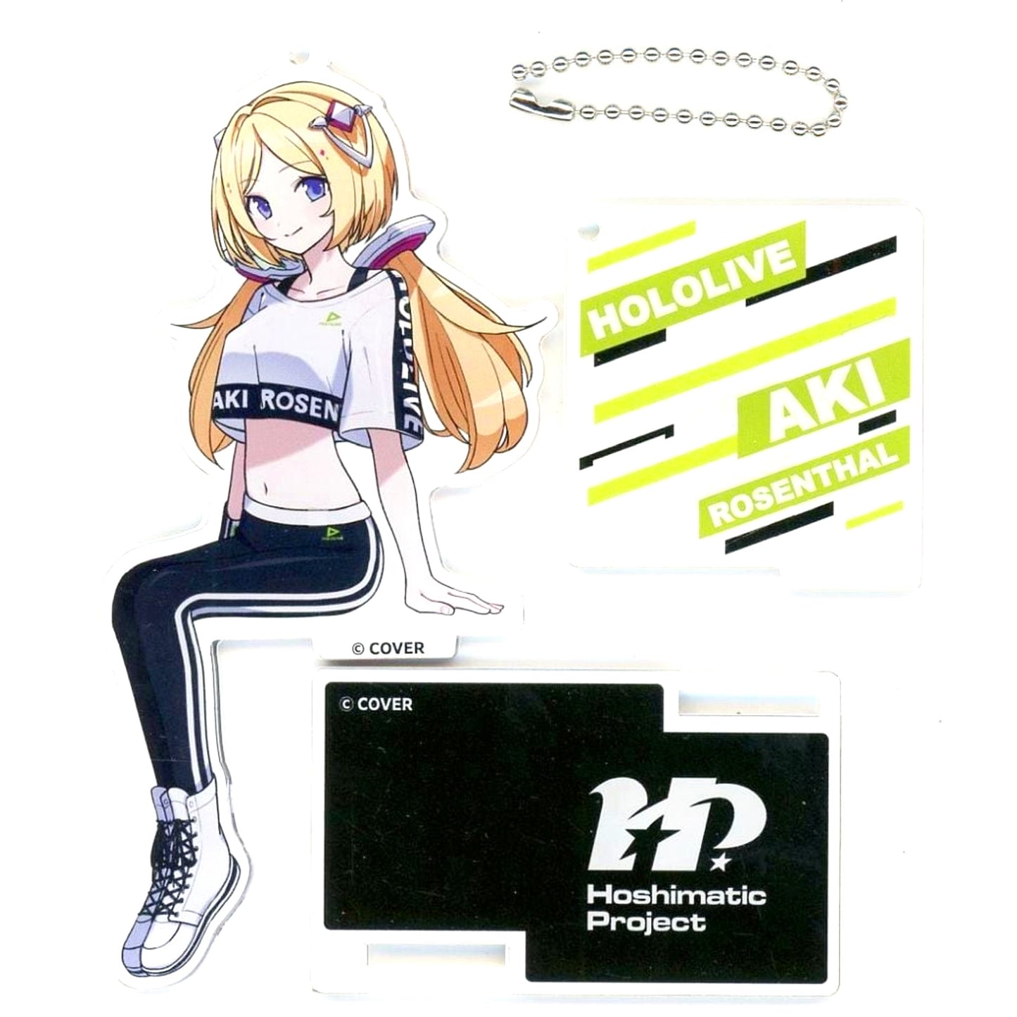 Aki Rosenthal Hololive Hoshimatic Project Cheering Next to You! Acrylic Stand Keychain C103 [USED]