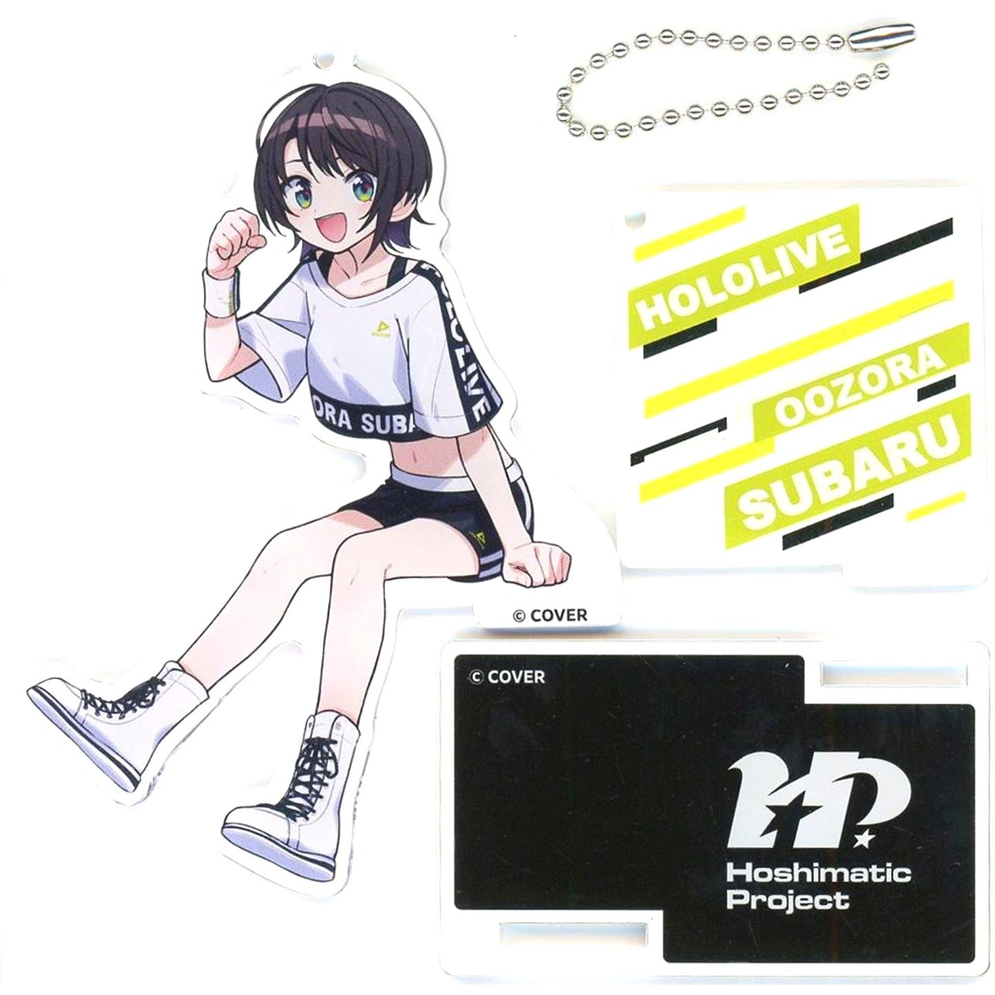Oozora Subaru hololive Hoshimatic Project Tonari de Oen! Acrylic Stand Keychain C103 [USED]