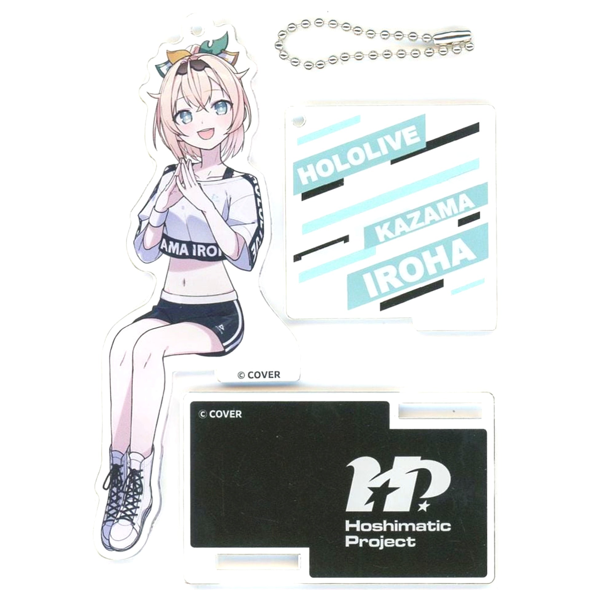 Kazama Iroha hololive Hoshimatic Project Tonari de Oen! Acrylic Stand Keychain C103 [USED]