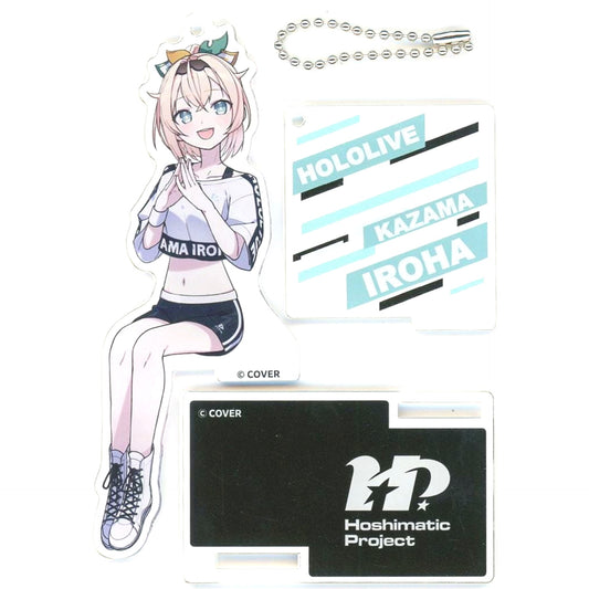 Kazama Iroha hololive Hoshimatic Project Tonari de Oen! Acrylic Stand Keychain C103 [USED]