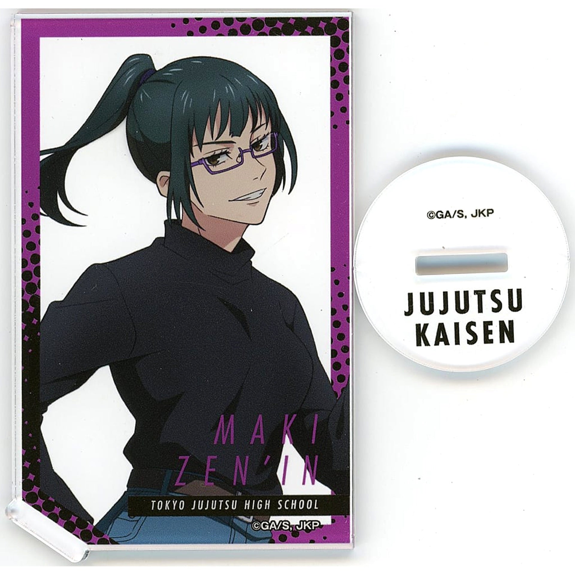 Jujutsu Kaisen Maki Zenin Trading Card Acrylic Stand TOHO animation STORE Pop Up in Keio Department Store Outpost Acrylic Stands [USED]