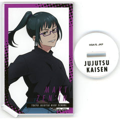 Jujutsu Kaisen Maki Zenin Trading Card Acrylic Stand TOHO animation STORE Pop Up in Keio Department Store Outpost Acrylic Stands [USED]