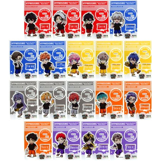Set of 18 Hypnosis Mic: Division Rap Battle Rhyme Anima PLUS x Gokurakuyu RAKU SPA Repezen Supasen Atsui Sento Trading Acrylic Stand [USED]