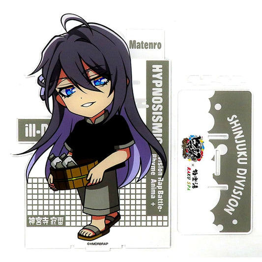 Jakurai Jinguji Hypnosis Mic: Division Rap Battle Rhyme Anima PLUS Big Acrylic Stand Gokurakuyu x RAKU SPA Repezen Spa Sen Atsui Sento ni Oreura ga Sanjo Rhyme Anima + [USED]