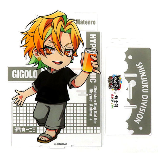 Hifumi Izanami Hypnosis Mic: Division Rap Battle Rhyme Anima PLUS Big Acrylic Stand Gokurakuyu x RAKU SPA Repezen Spa Sen Atsui Sento ni Oreura ga Sanjo Rhyme Anima + [USED]