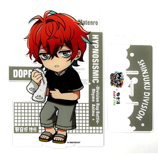 Doppo Kannonzaka Hypnosis Mic: Division Rap Battle Rhyme Anima PLUS Big Acrylic Stand Gokurakuyu x RAKU SPA Repezen Spa Sen Atsui Sento ni Oreura ga Sanjo Rhyme Anima + [USED]