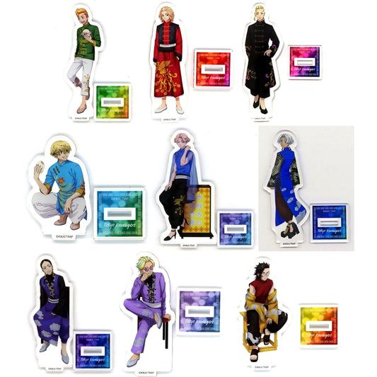 Set of 9 F Prize Acrylic Stand FaNeMa Kuji Tokyo Revengers [USED]