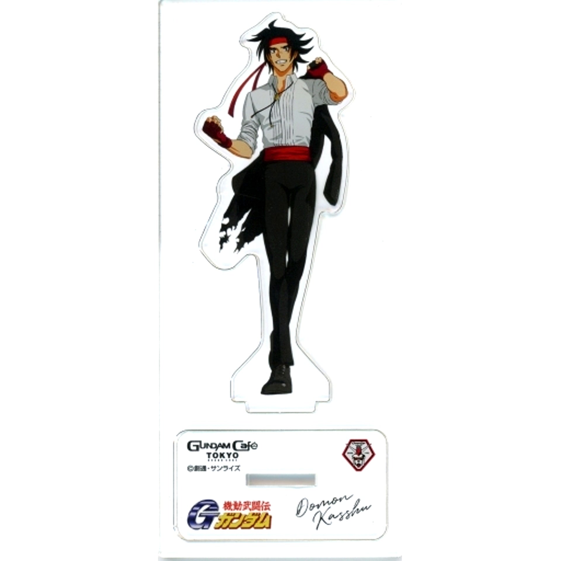 Domon Kasshu Mobile Fighter G Gundam MODEL SHEET Acrylic Stand 202007 Gundam Cafe Limited [USED]