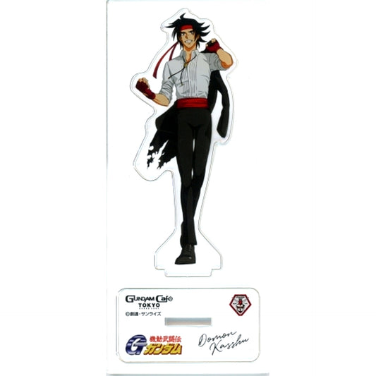 Domon Kasshu Mobile Fighter G Gundam MODEL SHEET Acrylic Stand 202007 Gundam Cafe Limited [USED]