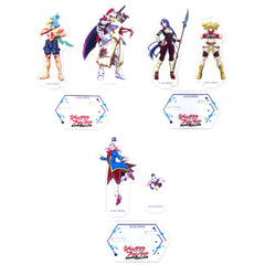 Set of 3 Shangri-La Frontier 2-Layer Acrylic Stand Vol.1 Namco Limited [USED]