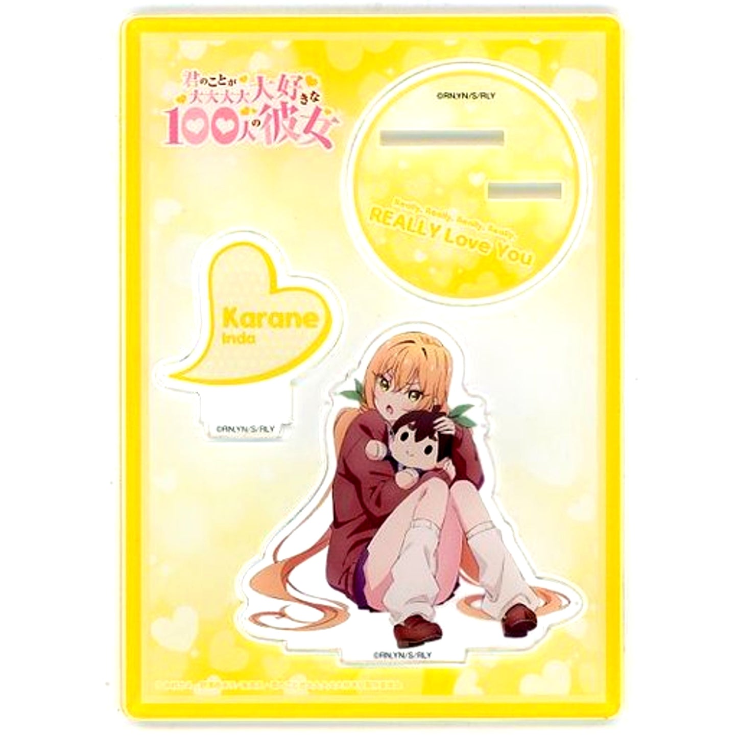 Karane Inda Acrylic Figure The 100 Girlfriends Who Really, Really, Really, Really, Really Love You x Don Quijote [USED]