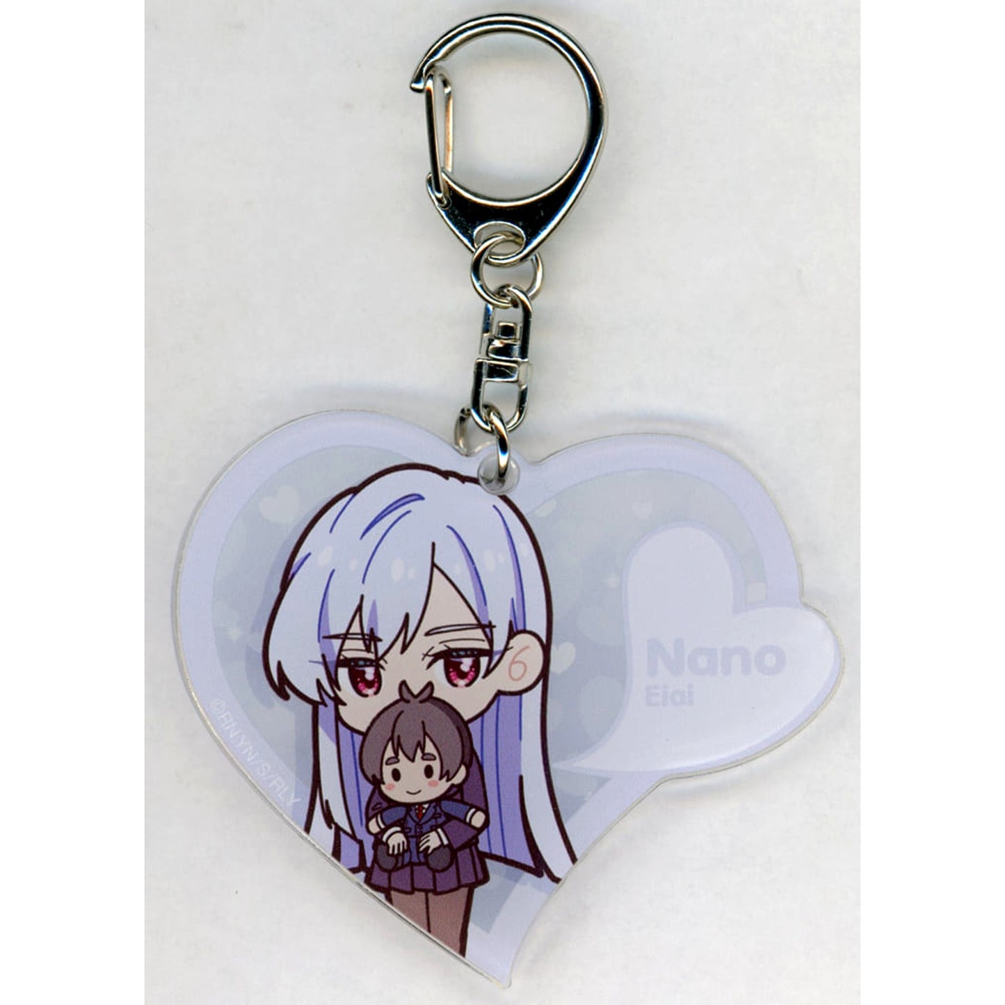 The 100 Girlfriends Who Really, Really, Really, Really, Really Love You Nano Eiai Chibi Acrylic Keychain Don Quijote Limited Keychains [USED]
