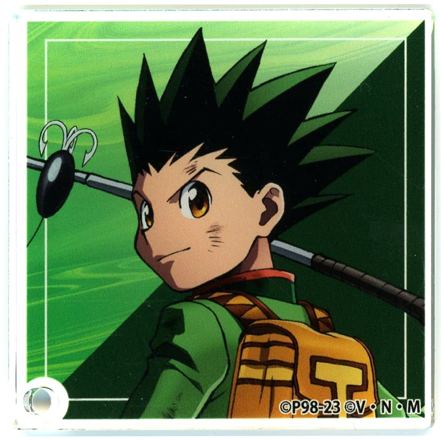 HUNTER x HUNTER Animate Fair 2023 Winter Gon Freecss Face New Illustration Fighting Back ver. Trading Acrylic Stand Panel Acrylic Stands [USED]