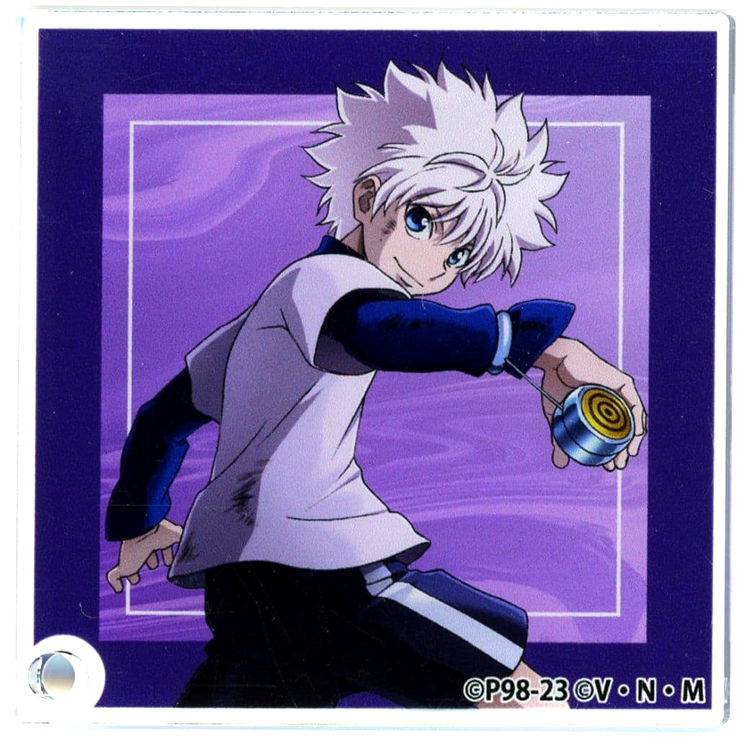 Killua Zoldyck Hunter x Hunter animate Fair in 2023 Winter Newly Drawn Fighting Back View Ver Trading Acrylic Stand Panel Upper Body [USED]