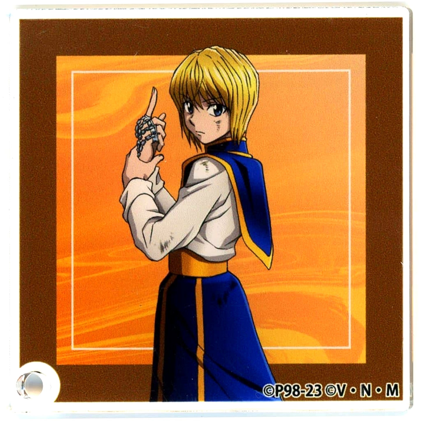 Kurapika Hunter x Hunter animate Fair in 2023 Winter Newly Drawn Fighting Back View Ver Trading Acrylic Stand Panel Upper Body [USED]