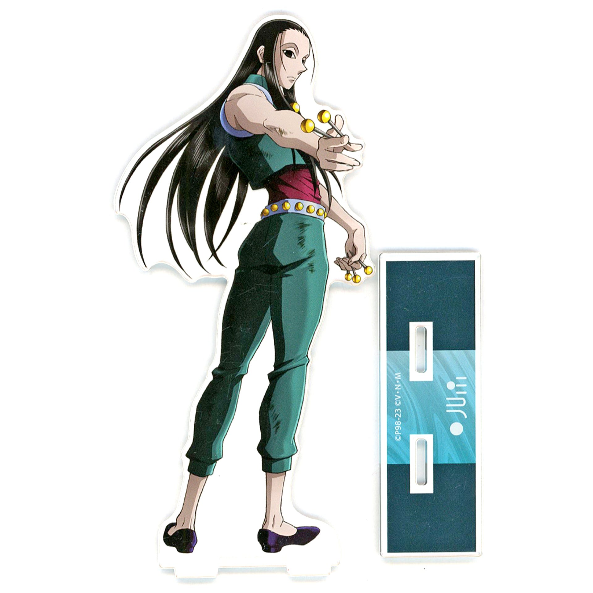 Illumi Zoldyck Illustration Fighting Back Ver. Big Acrylic Stand Hunter x Hunter animate Fair in 2023 Winter [USED]